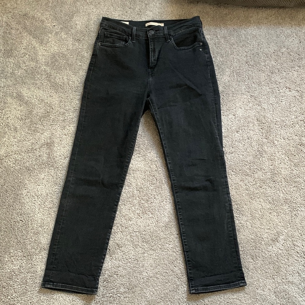 Black Levis High Rise Jeans